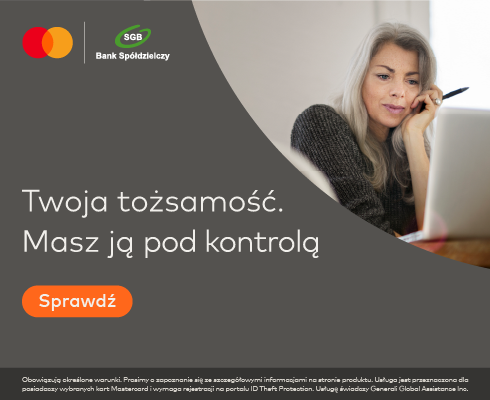 Monitoruj swoje dane w sieci 24/7 z Mastercard ID Theft ProtectionTM