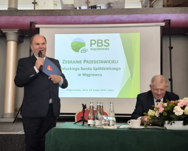 Wypowiedź Starosty wągrowieckiego na Zebraniu Przedstawicieli PBS Wągrowiec
