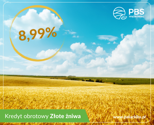 Promocyjny kredyt obrotowy „Złote żniwa”