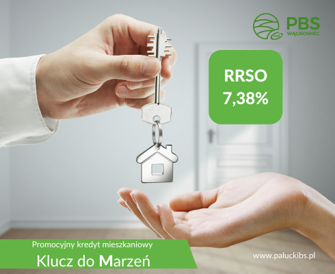 Promocja kredytu mieszkaniowego „Klucz do Marzeń-edycja II”