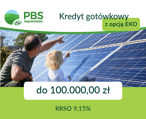 Kredyt gotówkowy z opcją EKO