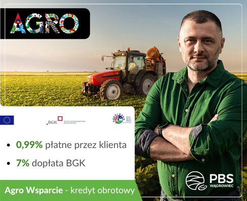 Agro Wsparcie – preferencyjny kredyt obrotowy z dopłatą BGK