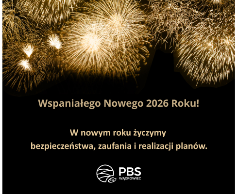 fajerwerki i życzenia na Nowy Rok