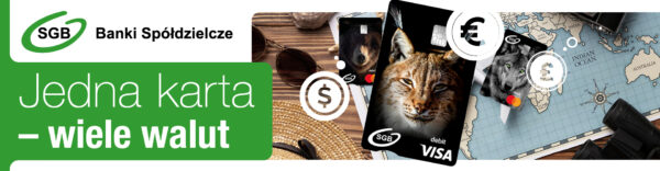 Jedna karta - wiele walut