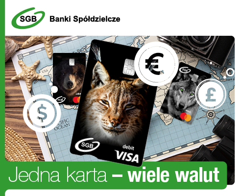 Jedna karta - wiele walut