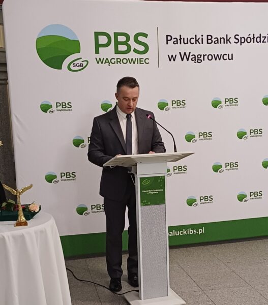 Spotkanie noworoczne PBS Wągrowiec- przemowa Dyrektora Oddziału Damasławek i Gołańcz