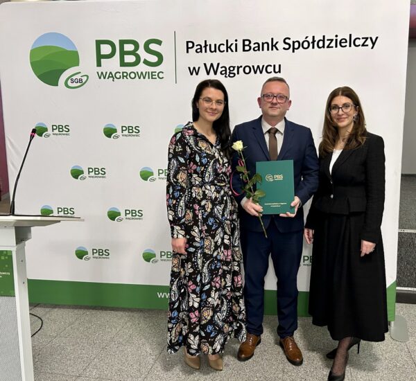 Spotkanie noworoczne PBS Wągrowiec - wyróżnieni Pracownicy