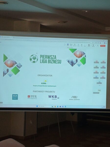 Prezentacja na spotkaniu Pierwsza Liga Biznesu
