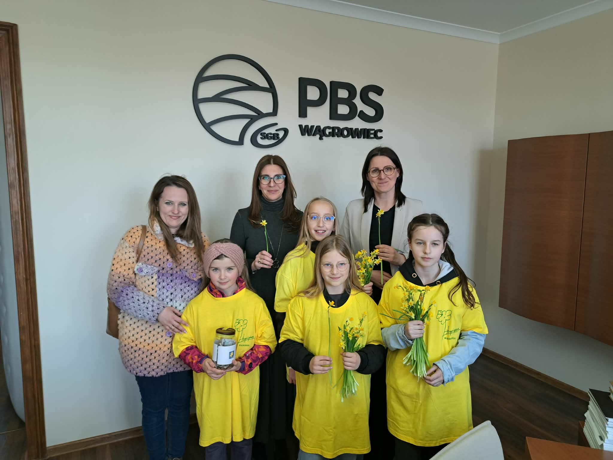 Ogólnopolska kampania charytatywna "Żonkilowe pola nadziei" zawitała do PBS Wągrowiec