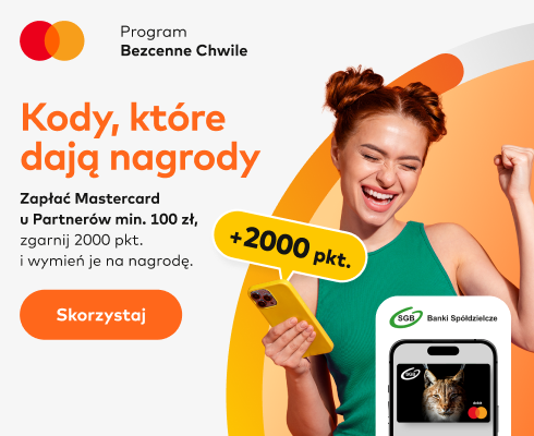 Kody, które dają nagrody - Program Bezcenne chwile Mastercard