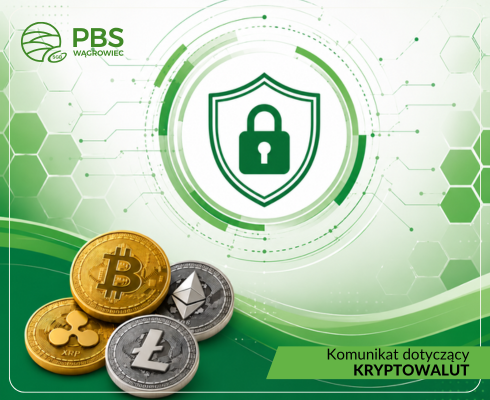 Komunikat dla Klientów korzystających z usług związanych z kryptoaktywami