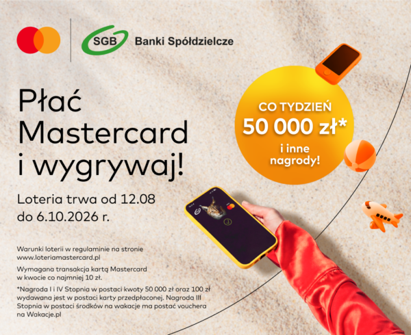 Ruszyła loteria Mastercard. Płać i wygrywaj atrakcyjne nagrody!