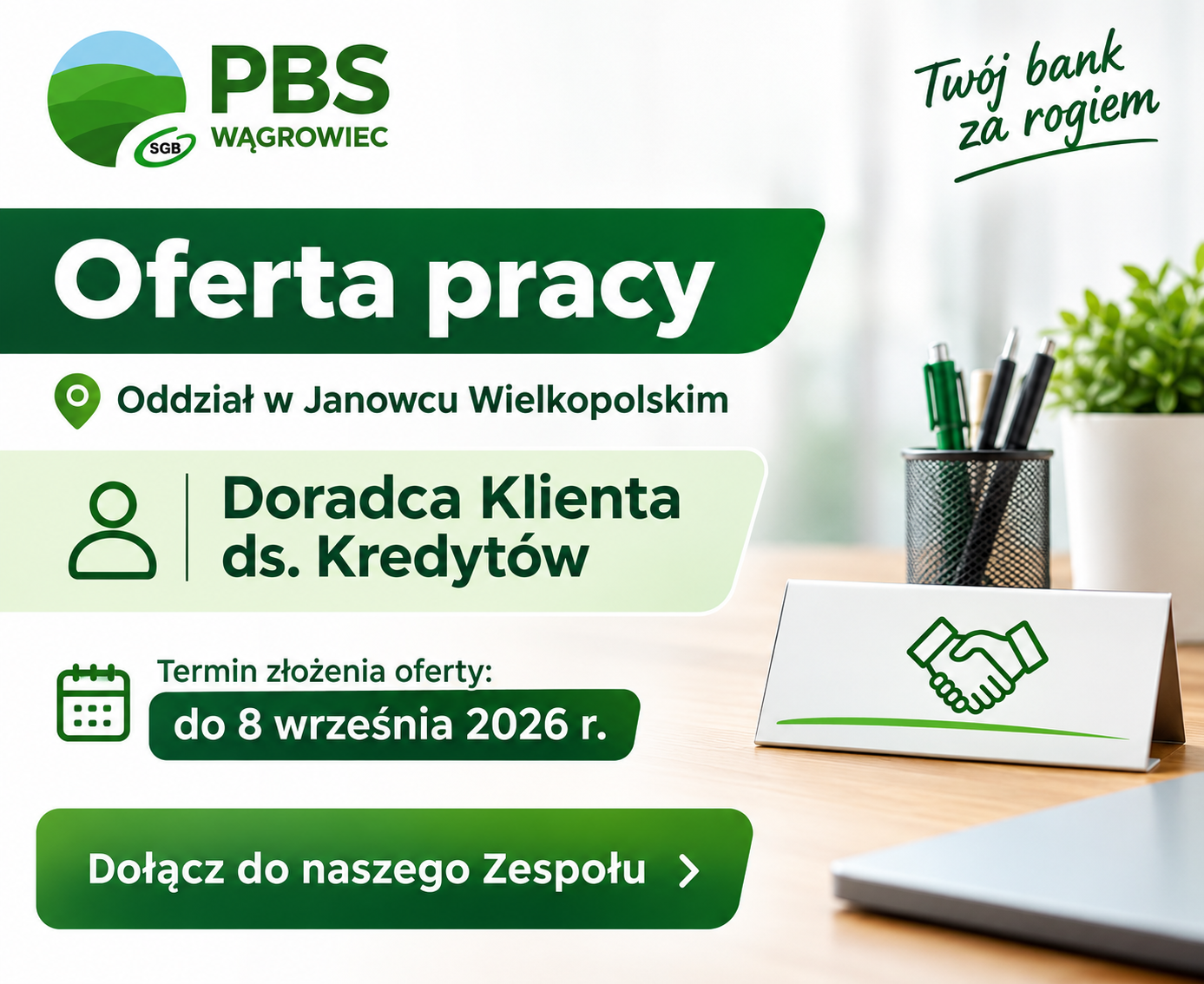 oferta pracy dla Doradcy Klienta do spraw Kredytów