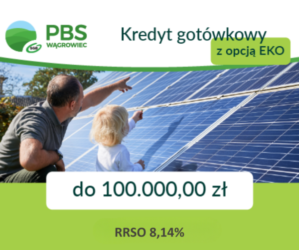 Kredyt gotówkowy z opcją EKO