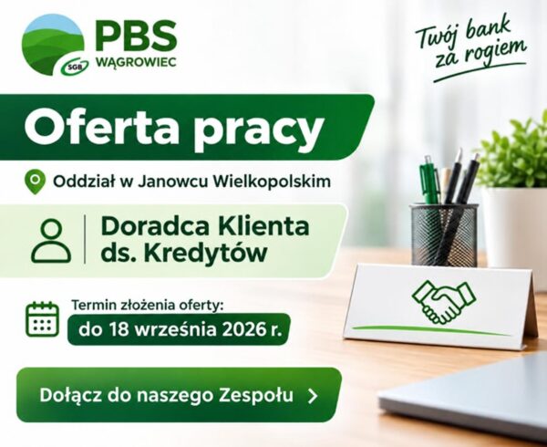 Dołącz do naszego Zespołu – Doradca Klienta ds. kredytów